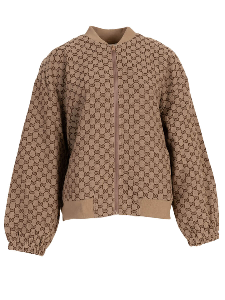 Bomber Azzurro Print