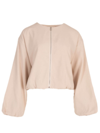 Jacket Azzurro met rits || Beige || Yess-style