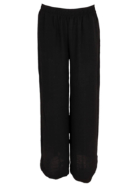 Azzurro soft flow Pants -Zwart -9769