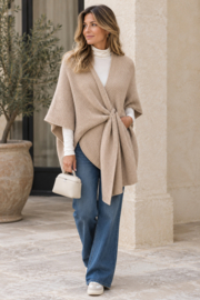Poncho || Azzurro Mode || Beige