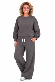 Dames 2-delige Taupe Comfy set - Sweater en wijde broek