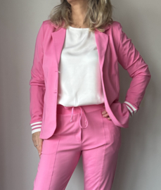 Blazer travelstof || 1165 Angelle Milan || Roze