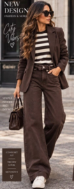 Chocolade Bruine blazer – stijlvol en veelzijdig