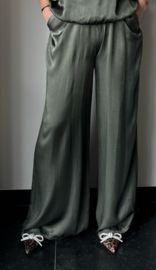 Pantalon satijn || BoeBou || Army || Yess-style