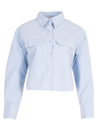 Korte  blouse || baby Blauw || Azzurro mode || 93233