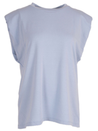 Azzurro Basic Shirt met Kapmouw- Trendy Dames top - Meerdere kleuren