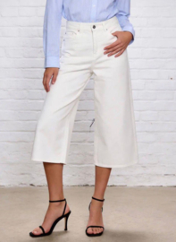 Witte Jort dames - Trendy wide leg Broek