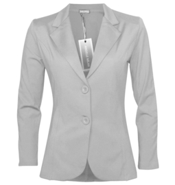 Blazer Travelstof || Angelle Milan || licht grijs