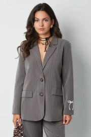 Blazer Krijtstreep || Gimme || Grijs || yess-style