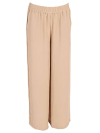 Azzurro soft flow Pants -Beige -9769