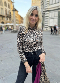Truitje turtleneck || Azzuro mode || Leopard