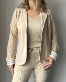 Blazer Travelstof  || 1165 Angelle Milan || Beige