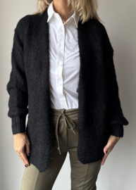 vest half lang || Azzurro || Zwart