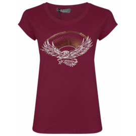 T-shirt Eagle bordeaux