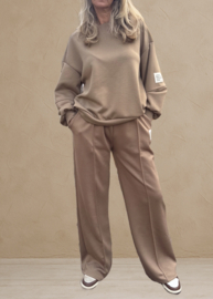 2- delig Comfy set || Ballonmouw || Beige