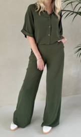 Blouse || Azzurro || Army || A-3700