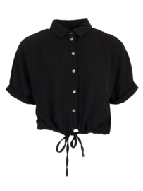 Azzurro soft flow -Blouse - 93203- Zwart