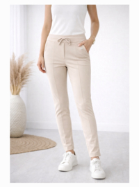 Beige travel broek || 1501 Angelle Milan