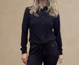 Travel blouse || Zwart || Angelle Milan