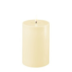 Real flame led candle cream 10 x 15 cm