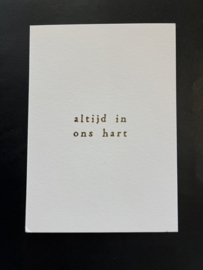 Altijd in ons hart