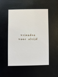 Vrienden voor altijd
