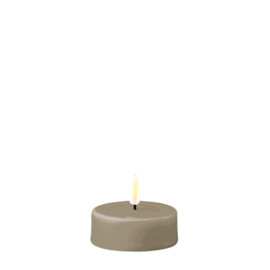Real flame led candle sand tealight 6,1 x 5,5  2 stuks