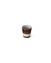 Ristretto mug brown/white/ yellow