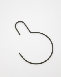 Ronde hangers, Wire, Donker grijs