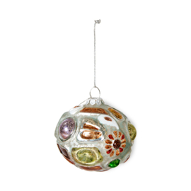 Christmas ornament, jewels round (3)