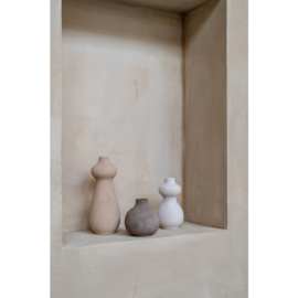 Vaas terra licht beige L