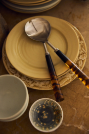 Salad cutlery, havana