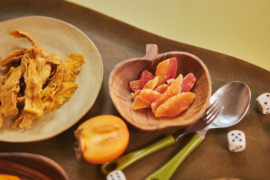 Acacia apple bowl M