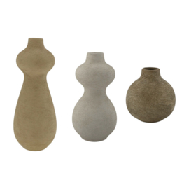 Vaas terra licht beige L