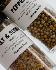 Gift box, Golden salt & seeds + pepper mix