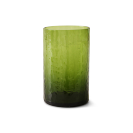 Tube glass olive high