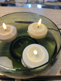Real flame floating led candle white, 2 stuks