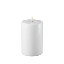 Real flame led candle white 10 x 15 cm