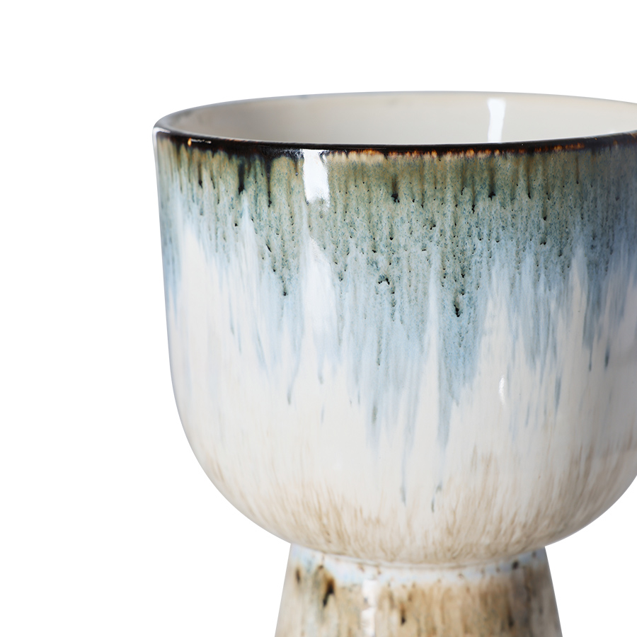 Flower pot retro glacier