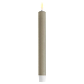 Real flame dinner candles sand 2,0 x 24 cm