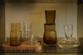 Vase carafe glass, clear