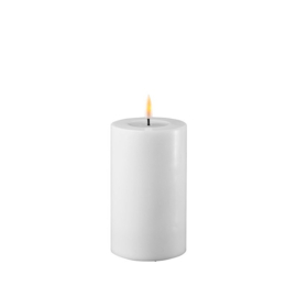 Real flame led candle white 7,5 x 12,5 cm