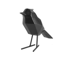 Statue bird black L