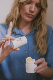 Peper en zout stel keramiek hartje