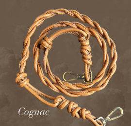 Telephone  cord gedraaid Cognac