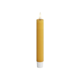 Real flame dinner candles white  2,0 x 15 cm