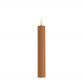 Real flame dinner candles caramel 2,0 x 15 cm