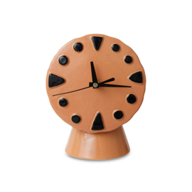 Retro ceramic clock peach