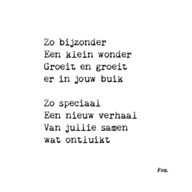 Zo bijzonder