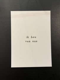 Ik hou van ons